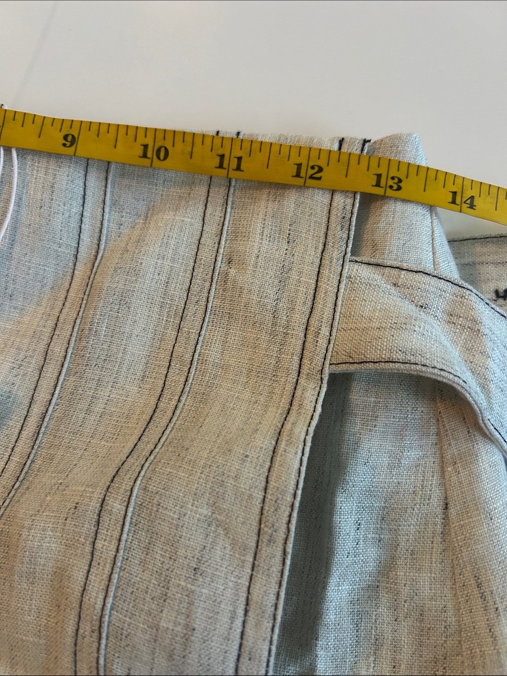 NWT (size 2) COS BELTED PLEATED LINEN MIDI SKIRT - Picture 8 of 9